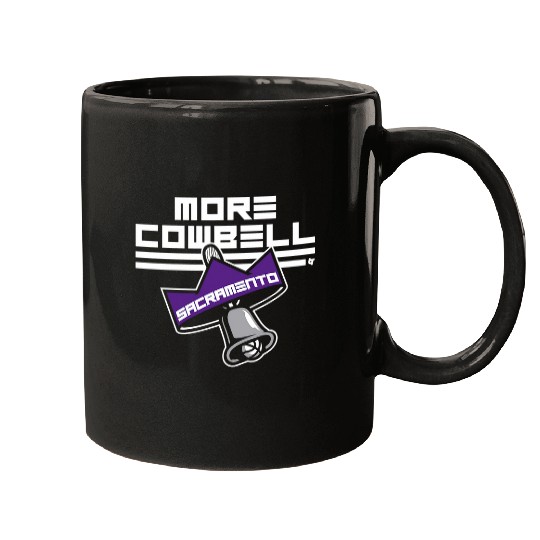 Sport Basketball More Cowbell Sacramento Mugs