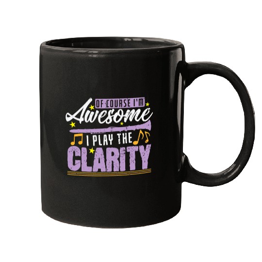 Funny Clarinet Clear Clarinet Mugs