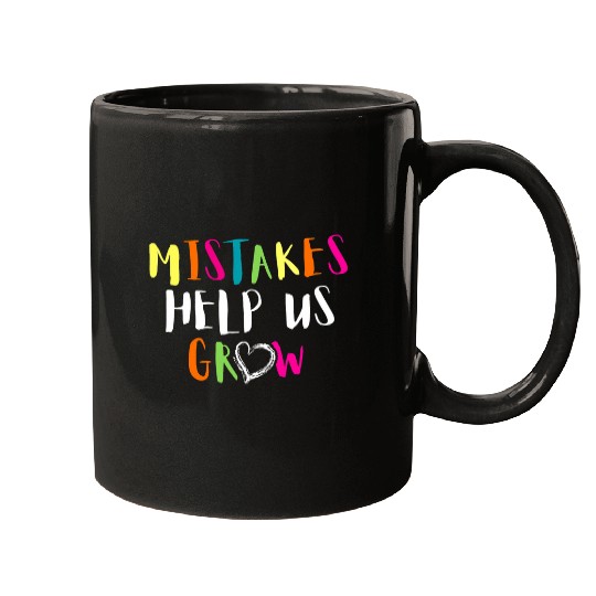 Growth Mindset Positive Teacher Student Self Development Mugs