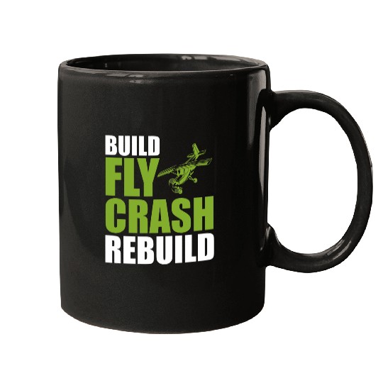 Funny RC Aircraft Pilot Controlled Model Plane Mugs
