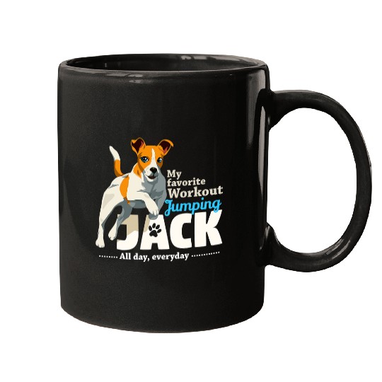 Jack Russell Pet Dog Gift For A Dog Owner Mugs