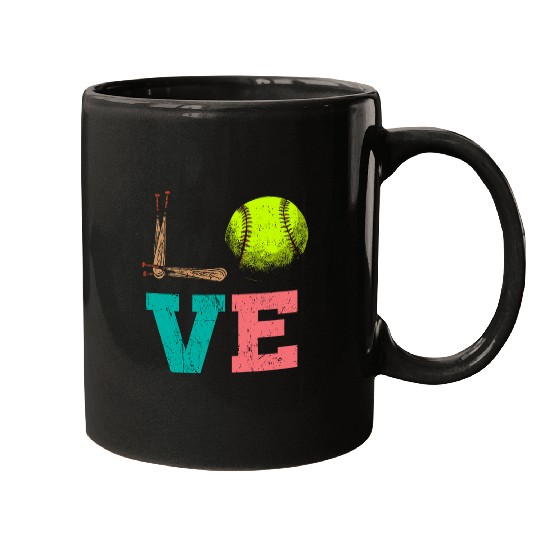 Sport Baseball Softball Baseball Pitcher Catcher Distressed Training Mugs