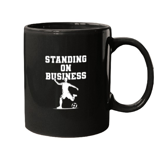 Sport Soccer Soccer Men Standing On Business Boys Soccer Team School 1 Mugs