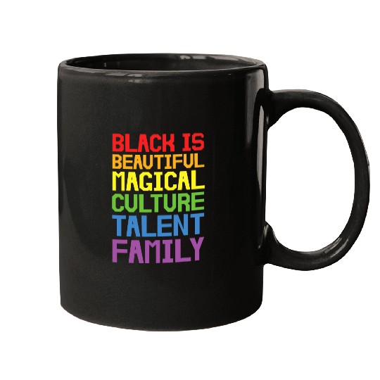 Black is Beautiful African American History and Culture Mugs