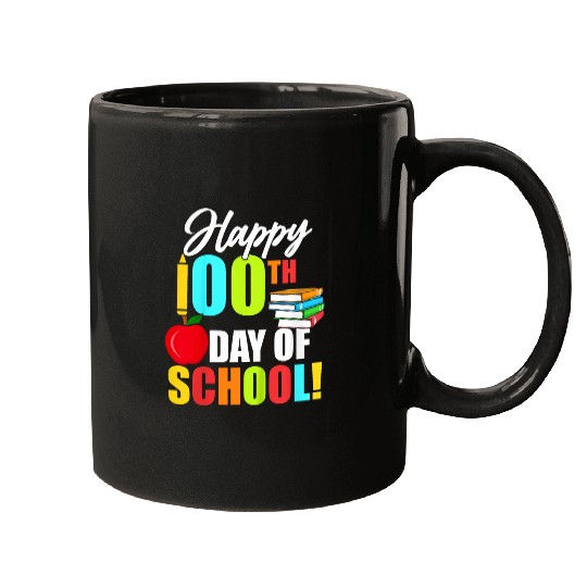 Kids Happy 100th Day Of School PreK Elementary Teacher Student Mugs