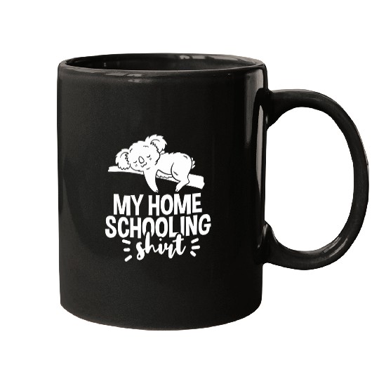 Homeschooling Koala School Student Funny Mugs