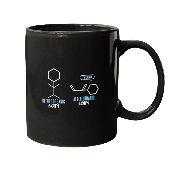 Chemistry Funny Organic Exam Science Student Teacher Graphic Mugs