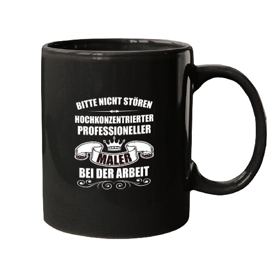 Mens Painter and varnishers saying work job construction work Mugs