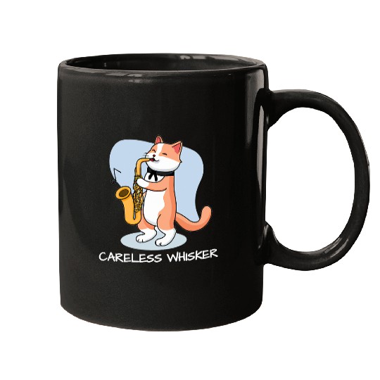 Funny Saxophone Hilarious cat plays saxophone Mugs