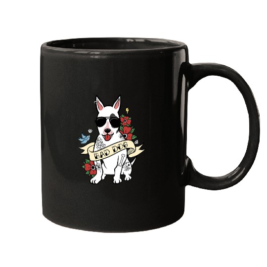 Bull Terrier Pet Bad Dog Bull Terrier Mugs