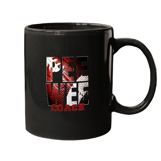 Sport American Football Pee Wee Football Coachs Gift Support Youth Athletic Sports Mugs