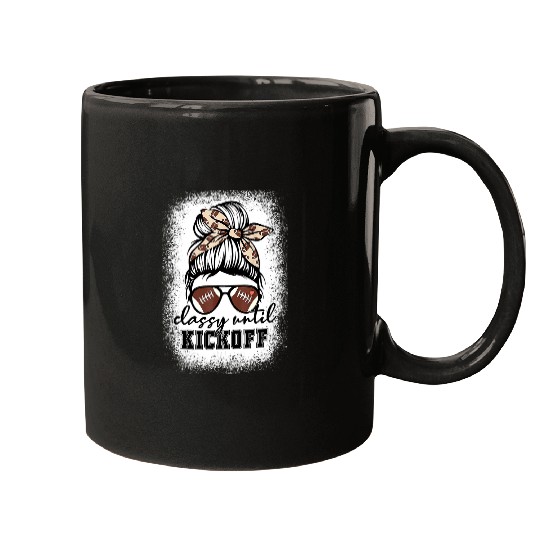 Sport American Football Bleached Classy Until Kickoff American Football Game Day Mugs