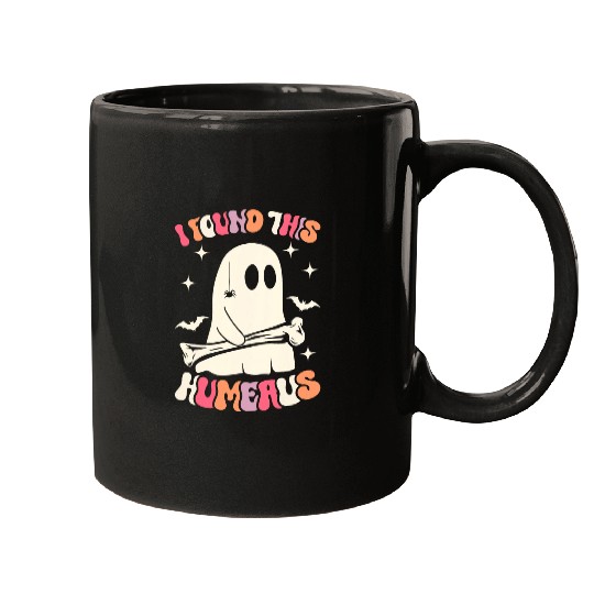 I Found This Humerus Funny Spooky Season Halloween 2 Mugs