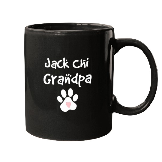 Chihuahua Pet Jack Chi Grandpa Chihuahua Jack Russell Mix Breed Mugs