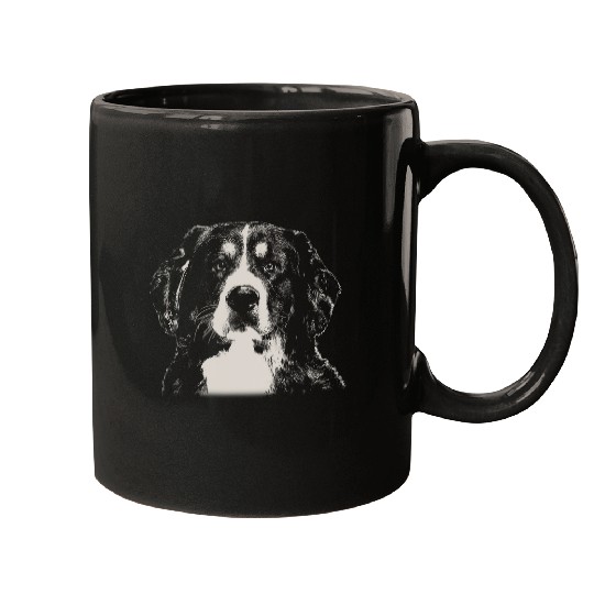 Bernese Mountain Pet Face Bernese Mountain Dog Cute Animal Breed Outfits Lover Mugs