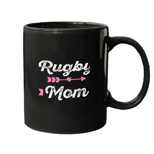 Sport Rugby Mom Funny Rugby Lovers Mugs
