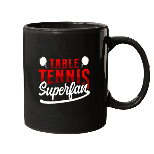 Sport Ping Pong Table Tennis Superfan Mugs