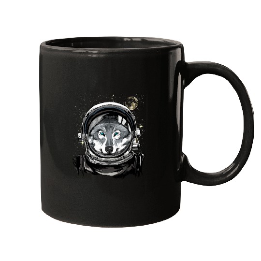 Coyote Mammal Astronaut Space Exploration Astronomy Lover 35 Mugs