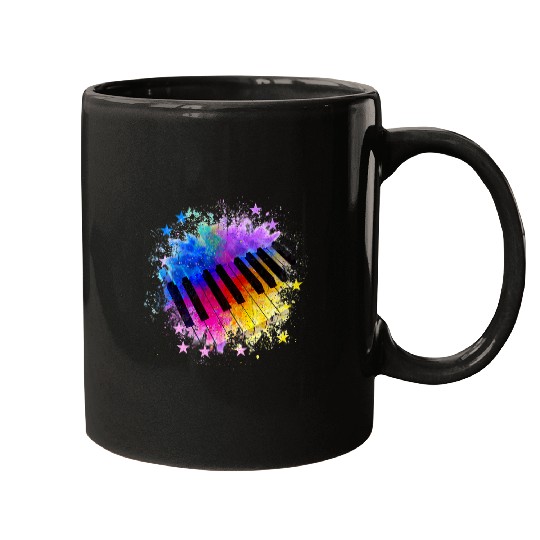 Funny Piano gift for musicians musical instrument orchestra Mugs