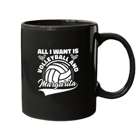 Sport Volleyball Beach Vball Volleyball Margarita Mugs