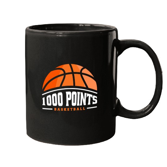 Sport Basketball 1000 Points Basketball Scorer High School Basketball Player 8 Mugs