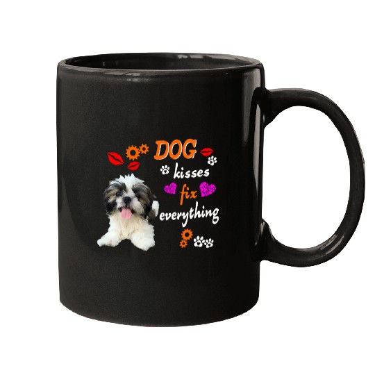 Shih Tzu Pet Kisses fix everything cute Mugs
