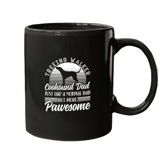 Coonhound Pet Mens Treeing Walker Coonhound Dad Mugs
