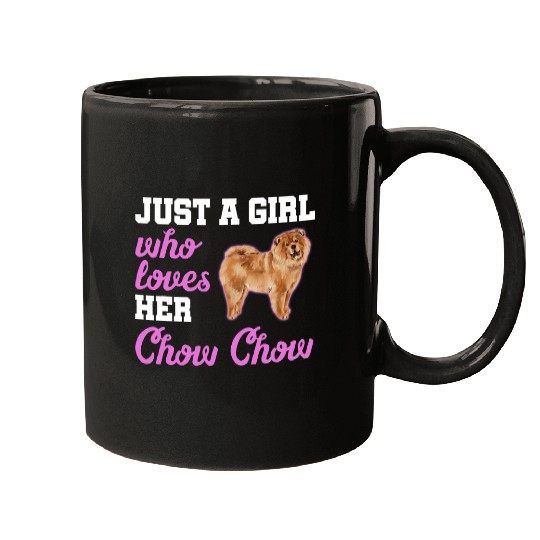 Chow Chow Pet This Girl Loves her Chow Chow Dog lovers design 69 Mugs