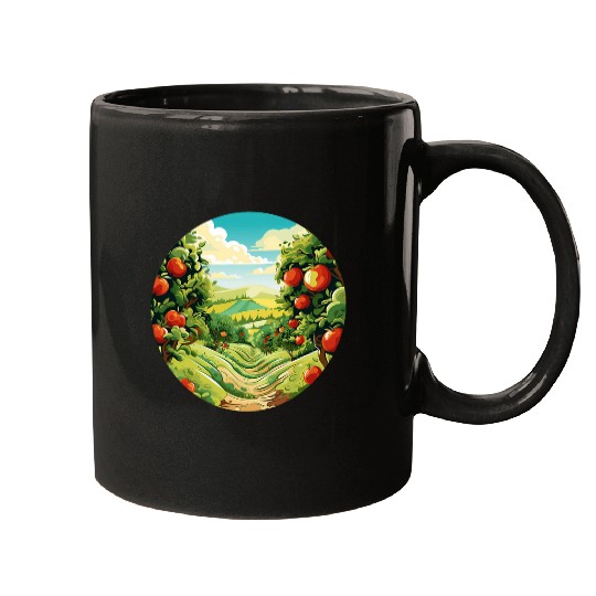 Fruit Plantation for Orange and Apple Farmer Lovers Mugs