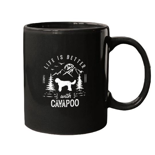 Cavapoo Pet Life Better Mom Dad Mugs