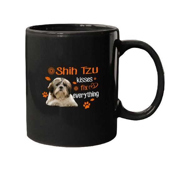 Shih Tzu Pet kisses fix everything Mugs
