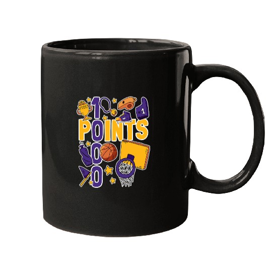 Sport Basketball 1000 Points Basketball Scorer High School Basketball Player 23 8 Mugs