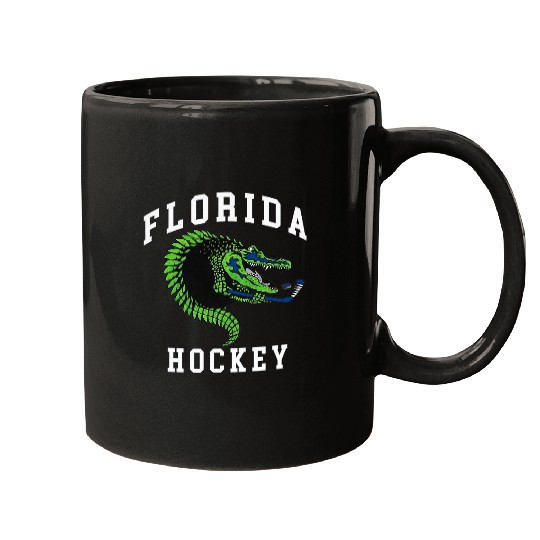 Sport Hockey Florida Hockey Everglades Alligator Evergladers Logo 0 Mugs