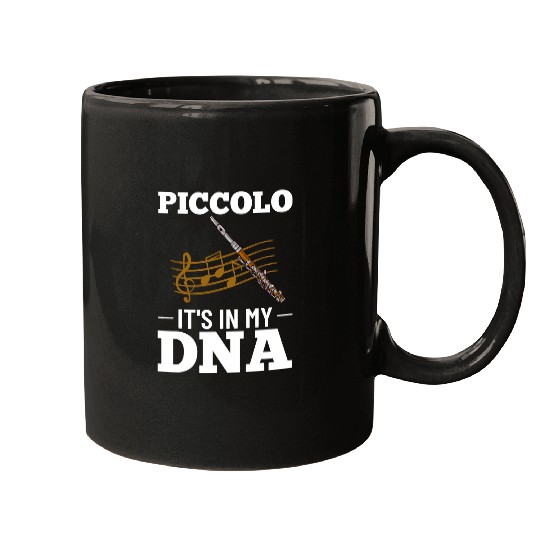 Funny Flute Piccolo Instrument Music Flute Player Beginner Lesson 63 Mugs