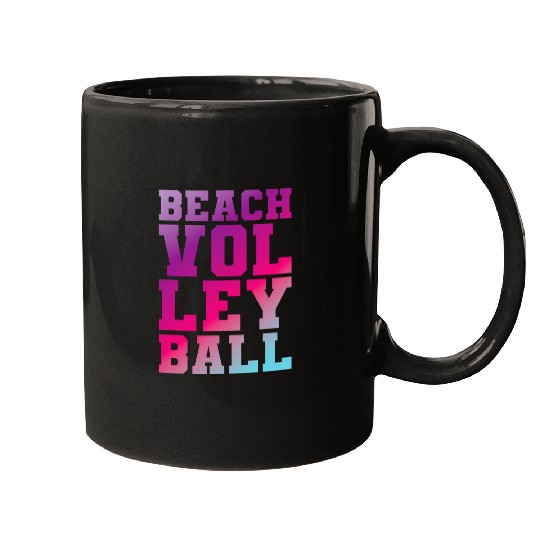 Sport Volleyball Beach Volleyball Sand Beach Player Mugs