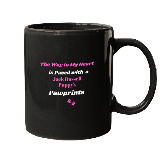 Jack Russell Pet Slogan. Funny Dog Puppy Mugs