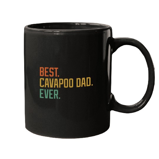 Cavapoo Pet bests Cavapoo Dad Ever Dog Breed Fathers Day Canine Puppy 42 Mugs