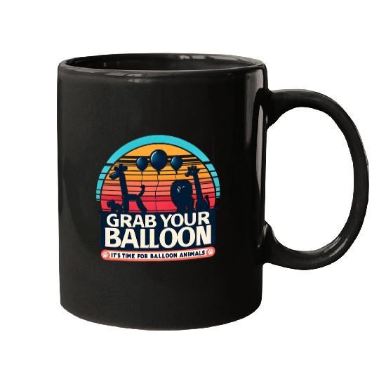 Balloon Animal Twister Grab Your Balloon Balloon Artist Mugs
