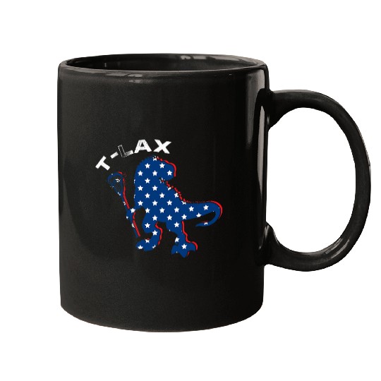 Sport Lacrosse Dino TLax TRex Dino Lax Coachs Goalie Sport Team Mugs
