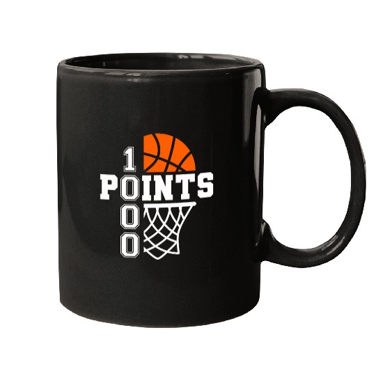 Sport Basketball 1000 Points Basketball Scorer High School Basketball Player 9 Mugs
