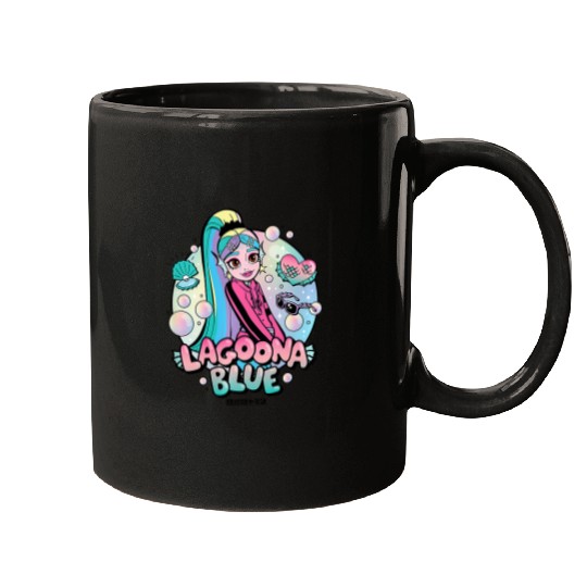 Kids Monster High Lagoona Blue Bubbles Mugs