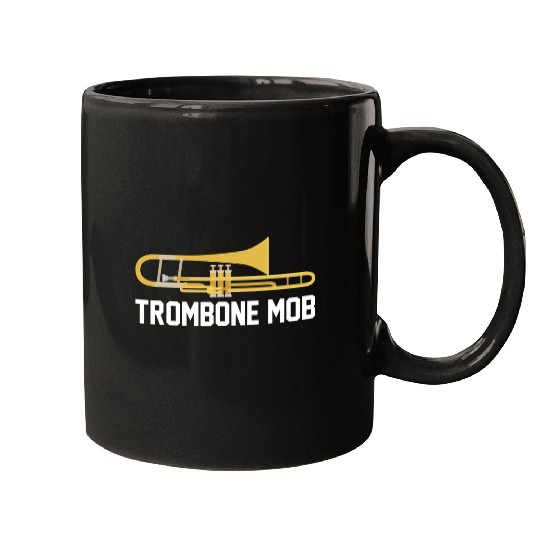 Funny trombones Mob Orchestra Parade Jazz Marching Band Music Mugs