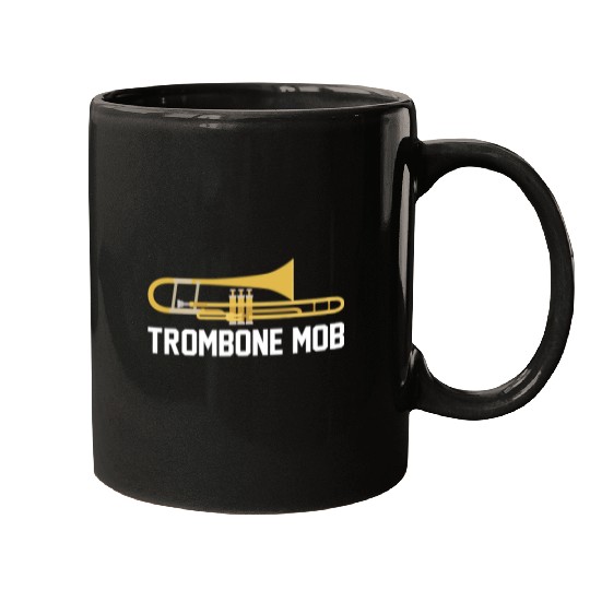 Funny trombones Mob Orchestra Parade Jazz Marching Band Music Mugs