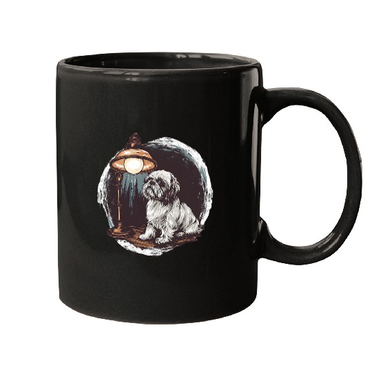 Shih Tzu Pet Lamp Shade Inspired Design Mugs
