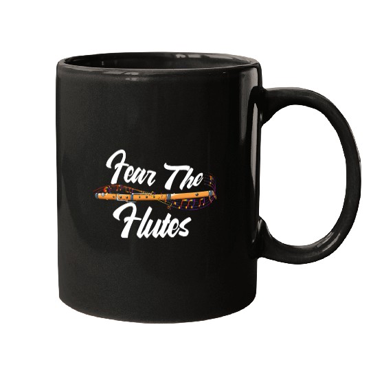 Funny Flute Fear The Flutes Band Flutes Instrument Orchestra Music Flute Mugs