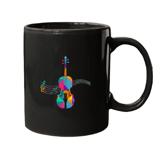 Funny Violin Violinist Fiddle Player Orchestra Classical Music Mugs