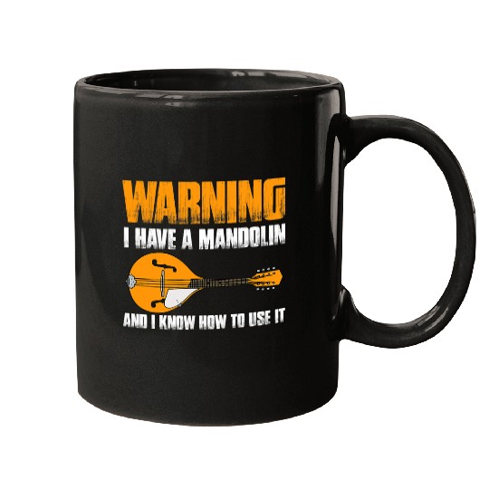 Funny Mandolin Musical Instrument Musician Orchestra Strings Mugs
