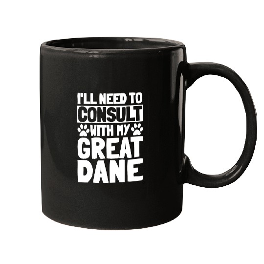 Great Dane Pet German Mastiff Gentle Dog Lover Fur Parent Mugs