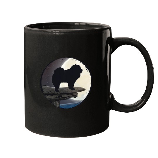 Chow Chow Pet Retro 6643 Mugs