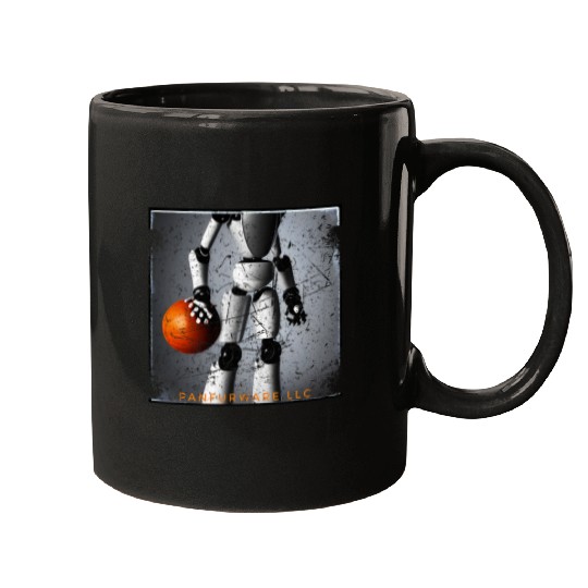 Sport Basketball Robot PanfurWare LLC Mugs